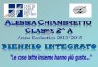 Alessia Chiambretto tesina biennio integrato 2015