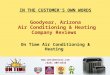 Goodyear Arizona Air Conditioning & Heating Company Reviews
