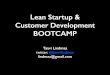 Lean startup & customer development with Javelin experiment board