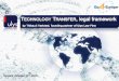 Conference Technology transfer by Thibault Verbiest, associate lawyer Ulys Brussels 10/31/11