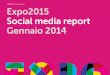 Report gennaio 2015 - Expo2015 social media