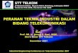 Peranan Teknik Industri dalam Telekomunikasi