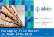 Packaging Film Market in APAC 2015-2019