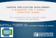 Charter Application Development | Washington State Charter Conference | May 2015