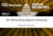 On Defending Against Doxxing: Benjamin Brown