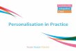 Personalisation in Practice - Support for young adults