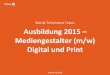 Modix Jobs | Ausbildung 2015 Mediengestalter (m/w) Digital und Print