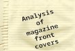 Analysis of magazines   media music magg