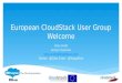 Giles sirett   welcome and cloud stack news