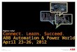 ABB Automation & Power World 2012