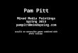 Pam Pitt Mixed Media Paintings 2015
