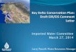 Bay-Delta Conservation Plan: Draft EIR/EIS Comment Letter - March 27, 2014
