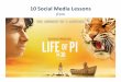 Social Media lessons from Life of Pi