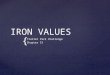 Iron Values TPC Chapter 9