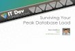 Surviving Your Peak Database Load