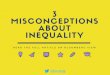 3 Misconceptions About Inequality