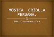Música  criolla peruana