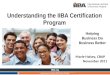 Understanding IIBA Certification Program - November 2011 (short deck)