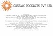 New presentation Cossmic Product Pvt Ltd