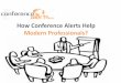 How conference alerts help modern professionals