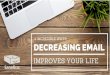 4 Ways Reducing Email Will Dramatically Improve Your Life