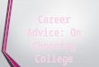 On choosing college course