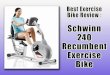 Schwinn 240 Recumbent Exercise Bike Review - Best Recumbent Exercise Bike Reviews