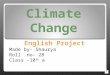 Climate change. shaurya