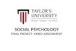 Social psychology video slides