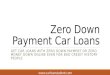 Zero down payment car loans