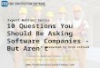 10 Questions Builders Should Ask Software Companies, But Don't