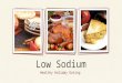Low Sodium - Healthy Holiday Eating