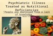 Curing mental illness thru nutrition