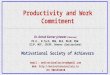 Productivity and work commitment