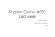 Krypton course 4
