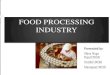 food processing industry and porters five forces