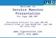 IIG Service Maestro Presentation
