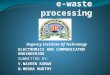 E waste processing
