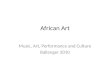 Art of Africa and African-American Artists