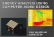 Energy analysis using computer aided design