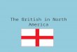 The british in north america