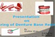 Curing of denture base resins