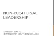 Non-Positional Leadership