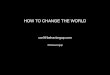 How to Change the World: FPA New Jersey