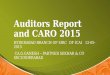 Auditors report and caro 2015