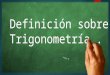 Definición de trigonometría