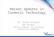 recent updates in cosmetic technology