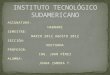 Instituto tecnológico sudamericano