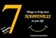 7  Things to Bring MORE Happiness in your Life by Success Coach Nilesh ( Branding Expert, Author and International Speaker)