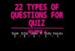 22 Types Of Questions For Quiz